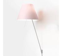 Luceplan Costanza aplique D13aif, aluminio/rosa