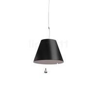 Luceplan Costanza, lámpara de suspensión, pantalla negro - ø50 cm - tira de la cuerda , Venta de almacén, nuevo, embalaje original