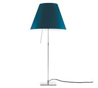 Luceplan Costanza lámpara mesa D13i aluminio/azul