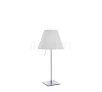 Luceplan Costanzina, lámpara de sobremesa, aluminio/blanco
