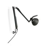 Luceplan - Fortebraccio Aplique de Pared Negro E27