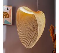 Luceplan Illan Lámpara colgante LED de madera atenuable Ø 60 cm