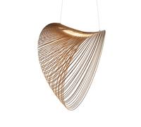 Luceplan Illan lámpara colgante LED madera Ø100cm