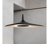Luceplan Lámpara colgante LED Soleil Noir, diseño futurista