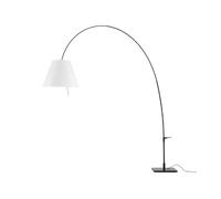 Luceplan Lámpara de pie Lady Costanza D13E d Pantalla blanca-base lacada en negro