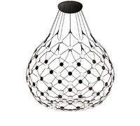 Luceplan Lámpara de techo Mesh Negro. large