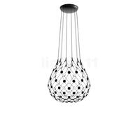 Luceplan Mesh, lámpara de suspensión LED, ø80 cm - kit de suspensión 200 cm - Luceplan Bluetooth