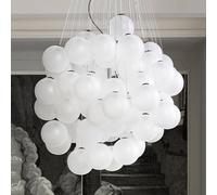 Luceplan Stochastic 2.700 K, 48 globos, blanco ópalo