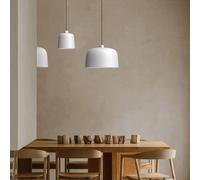 Luceplan Zile lámpara colgante blanco mate, Ø 20 cm