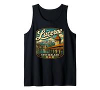 Lucerna Vacaciones a Suiza Viajes Alpine City Camiseta sin Mangas