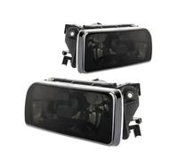 Luces antiniebla Carcasas De Faros Antiniebla Delanteros Izquierdo Derecho para E36 318i 318ti 323i 328i 1992-1998 Faros antiniebla(Black Without Bulbs)