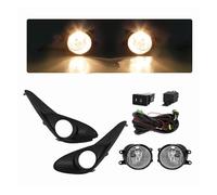 Luces antiniebla Conjunto Faros Antiniebla para Parachoques Delantero, Luz Diurna Halógena, Lente Amarilla Blanca para Toyota Aqua para Prius 2018-2019, Accesorios Faros antiniebla(Halogen)