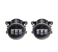 Luces antiniebla Faro Antiniebla DRL De 30 W para Duster, para Clio, Trafic, Megane, para Scenic, Kadja para Twingo, Luz Antiniebla Angel Eye LED. Faros antiniebla(Amarillo)