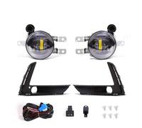 Luces antiniebla Luz Antiniebla Delantera 12 V con Interruptor Bombilla Bisel Cable Impermeable Accesorios Coche Lámpara Antiniebla LED para CRV CR-V 2023-2024 Faros antiniebla