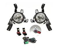 Luces antiniebla Luz Antiniebla Delantera para Parachoques Coche Número Pieza 33951-SWA-H01 / 33901-SWA-H01 para CRV 2007 2008 2009 Faros antiniebla(Wire LED Set)