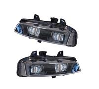 Luces Antiniebla para Land para Rover para Range para Rover para Evoque 2011 2012-2015 Faros Antiniebla LED Luz Circulación Diurna Cubierta Luz Antiniebla Bisel Parrilla Faro Antiniebla(B)