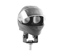 Luces antiniebla para motocicleta: proyector estilo casco, lámpara de conducción auxiliar, iluminación LED brillante | Offroad Street Dirt ATV Scooter Adventure para montar por la noche, crucero,