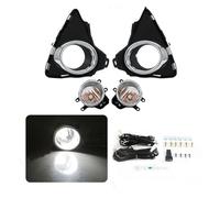 Luces Antiniebla para Toyota para Auris 2014 2015 LED Parachoques Delantero Lámpara Antiniebla Kit De Faros Cubierta Parrilla Bisel Impermeable Accesorios Automóvil 12V Faro Antiniebla(Led White)