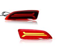 Luces Antiniebla Trabajo Para Lexus Para CT200h 2011 2012 2013. Funciona Como Luces Traseras, De Freno Y Antiniebla, Luces De Giro Y Reflectores De Parachoques LED.(Red Lens)