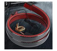 Luces Cola Trasera Luz Alerón 110cm para Coche Alerón Trasero Fibra Carbono Negro Universal Luz Señal Parada Tercera Luz Freno 12V Luz Trasera (Color : Carbon Fiber 2)