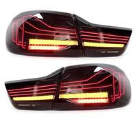 Luces Cola Traseras Para BMW Serie 4 Para F32 F36 F82 M4 GTS 2014-2020 Lámpara Trasera Freno Señal Luz Conducción Luces(Black-Rear Pair)