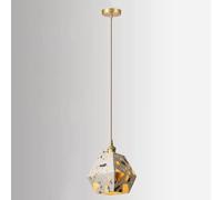 Luces colgantes colgantes modernos Mármol Cocina Concreto Industrial de araña de piedra de mediados de siglo Gold Lámpara colgante de techo pequeño para el comedor Casa de la granja del dormitorio