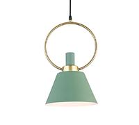 Luces Colgantes de Estilo macarrón de Estilo nórdico Luces de Colgante Creativas Dormitorio Moderno 1 Lindo lámpara de suspensión de la Cabeza del hogar