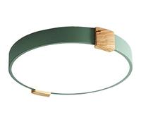 Luces colgantes, lámpara de techo para sala de estar, pantalla de disco acrílico de aluminio, lámpara plana de color Led Lamparon, regulable para cocina, baño, pasillo, dormitorio, oficina, área de