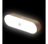 Luces con sensor para interiores, lámparas de movimiento magnéticas, luz nocturna portátil inteligente de 5.5 x 1.7 pulgadas, iluminación de bajo consumo, instalación inalámbrica para decoración del