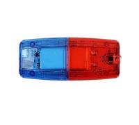 Luces de : 8 x 3,3 x 2,6 cm, Linterna con Clip, Luces LED de Seguridad Recargables, luz de señal de Seguridad Nocturna para Ciclismo, Patrulla, Correr, Senderismo y Uso al Aire Libre