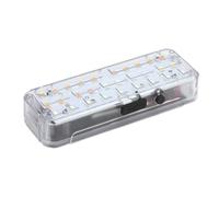 Luces de advertencia para motocicleta, luz LED colorida impermeable de seguridad con carga USB, lámparas de señal decorativas universales para bicicleta, scooter, con cinta fuerte de doble cara, fácil