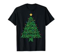 Luces de árbol de Navidad de Chile Verde Camiseta