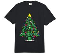 Luces de árbol de Navidad de Chile Verde Comfort Colors Adult Heavyweight T-Shirt