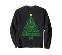 Luces de árbol de Navidad de Chile Verde Sudadera