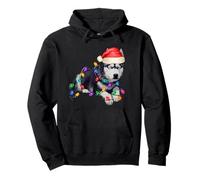 Luces de árbol de Navidad Husky Siberiano, The Soul Keeper Sudadera con Capucha