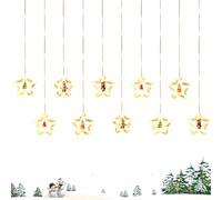 Luces de árbol de Navidad - Luces LED de estrella, iluminación romántica regulable estética impermeable para interiores y exteriores, boda, dormitorio, árbol, aula, patio