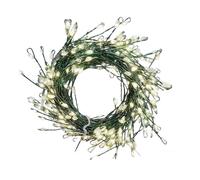 Luces de árbol genéricas - Guirnalda luminosa para árbol de, 9,8 pies LED 8 modos con mando a distancia para dormitorio, guirnalda exterior, chimenea, patio, porche, vacaciones, boda