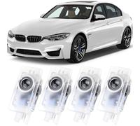 Luces de Bienvenida Coche Logo Proyección 4 Pcs Luces LED de Bienvenida para Puerta de Coche Compatible con BMW 3 4 X1 Series G20 G21 G28 G80 G81 G22 G23 G26 G82 G83 U11 U12