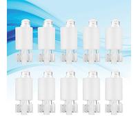 Luces de Botón, Botón de Interruptor de Botón de Videojuego Arcade de 10 Piezas Accesorios de Lámpara de Luz LED, Botón de Videojuego de Acrílico con Lámpara de Luz LED para
