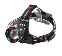Luces De Cabeza Para La Cabeza - Antorcha De Cabeza De Senderismo | Farol De Cabeza De Alto Brillo Ajustable De 90 ° | Lámpara Frontal LED Alimentada Por Batería Para Camping, Senderismo, Carreras