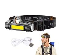 Luces De Cabeza Para La Frente, Lámparas De Cabeza LED Recargables - Faro para correr | Linterna frontal LED recargable, faros para acampar, faros con base magnética, faros LED superbrillantes