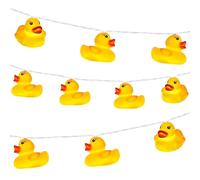 Luces de Cadena Exterior Impermeables - Luces de Cuerda Resistentes al Agua - Decoración Luminosa Brillante con Pato Lindo para Uso en Exterior de Casa Jardín Trasero Balcón Halloween Camping Ventana