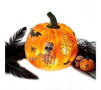 Luces de calabaza de Halloween espeluznantes para decoración de fiesta vintage