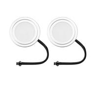 Luces De Campana Extractora De 2 Piezas, 12 V CC, 1,5 W, Con Orificio For Enchufe SM, Luz LED Empotrada For Estufa De Armario, Luz Blanca Brillante For Campana Extractora De Cocina, Fácil De Instalar