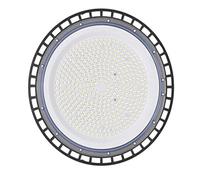 Luces de campana montaje alto 100W/150W/200W/300W/400W UFO LED Lámparas industriales comerciales superbrillantes mercado almacén garaje iluminación industrial Para garaje, patio y porche.(400W)