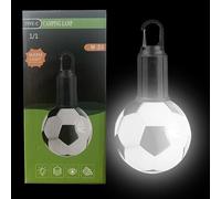 Luces de camping, linternas en forma de fútbol, antorcha LED recargable tipo C, resistente al agua, luz intermitente ajustable para exteriores, camping y supervivencia, 3,58 x 3,58 x 7,28 pulgadas