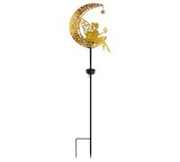 Luces de césped alimentadas por energía solar, iluminación impermeable de hada luna, luces solares de jardín para iluminación, lámpara de camino al aire libre, accesorio anclado al suelo con estaca