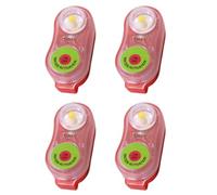 Luces de chaleco salvavidas LED con activación de agua - Juego de 4 piezas - Rojas y Verdes para Emergencia en el Mar para Supervivencia en Agua de Emergencia