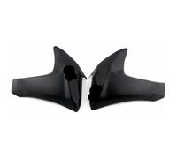 Luces De Circulación Diurna Motocicletas para ER-6N 2012-2016 Piezas De Motocicleta Sin Pintar Intermitente Izquierdo Derecho Moldura Carenado Lateral Central Alerón Plástico(Black 1 Set)