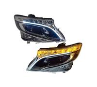 Luces de coche Compatible con Benz Vito 2016-2022 W447 conjunto de faros LED actualización alta configuración dinámica accesorios de lámpara de coche